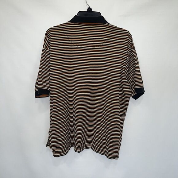T. Harris Button Up Adult XL Multicolor Mens Short Sleeve Cotton Polo - Picture 2 of 15